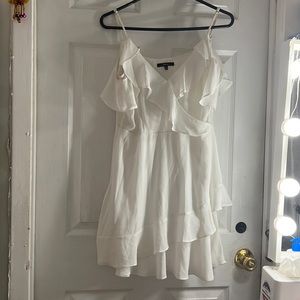White Layered Dress